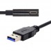 Right-Angled / Left-Angled USB 3.1 Type-C (USB-C) to USB 3.0 Type A Cable for Oculus Link VR