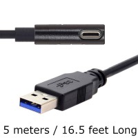 Super Long Right-Angled / Left-Angled USB 3.1 Type-C (USB-C) to USB 3.0 Type A Cable for Oculus Link VR