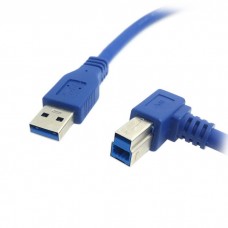 Super Short Right Angle USB 3.0 USB-B Male to USB 3.0 USB-A Male Extension Cable for Printer / Hard Disk / Scanner Super Short Right Angle USB 3.0 USB-B Male to USB 3.0 USB-A Male Extension Cable for Printer / Hard Disk / Scanner