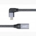 Super Short Right Angle USB-C Male to Female Extender Cable Super Short Right Angle USB-C Male to Female Extender Cable