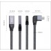 Super Short Right Angle USB-C Male to Female Extender Cable Super Short Right Angle USB-C Male to Female Extender Cable