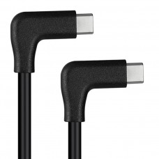 90 Deg Right Angle USB-C male to USB-C male Charge Cable / Extension Cable 90 Deg Right Angle USB-C male to USB-C male Charge Cable / Extension Cable
