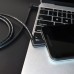 Super Long 90 Deg Right Angle USB-C male to USB-C male Charge Cable / Extension Cable