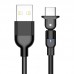 Braided USB Type C Fast Charging Cable (Swivel USB-C 3.1 180 degree Rotating Charge Cable) Braided USB Type C Fast Charging Cable (Swivel USB-C 3.1 180 degree Rotating Charge Cable)