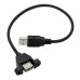 Left-Angle, Right-Angle, Up-Angle, Down-Angle, 30mm Pitch Panel Mount USB A Female - USB A Male Cable Left-Angle, Right-Angle, Up-Angle, Down-Angle, 30mm Pitch Panel Mount USB A Female - USB A Male Cable