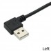 Left-Angle, Right-Angle, Up-Angle, Down-Angle, 30mm Pitch Panel Mount USB A Female - USB A Male Cable Left-Angle, Right-Angle, Up-Angle, Down-Angle, 30mm Pitch Panel Mount USB A Female - USB A Male Cable