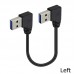Right Angle Super Short USB 3.0 A male to USB 3.0 A male Cable (Adapter) Right Angle Super Short USB 3.0 A male to USB 3.0 A male Cable (Adapter)