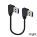 Right Angle Super Short USB 3.0 A male to USB 3.0 A male Cable (Adapter) Right Angle Super Short USB 3.0 A male to USB 3.0 A male Cable (Adapter)