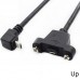 Super Short Panel Mount Micro USB Female to Right Angle Micro USB Male Cable (Pitch: 28mm) Super Short Panel Mount Micro USB Female to Right Angle Micro USB Male Cable (Pitch: 28mm)