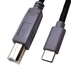 USB-C MIDI Cable | USB-C male to USB-B (USB 2.0) OTG Cable for music keyboard, Piano, Guitar