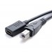 USB C Female Printer Extension Cable | USB Type C Jack to USB 2.0 Type B Cable