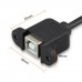 Panel Mount USB-B to USB-B Extension Cable | USB Type B Female to Female Feeder / Jumper Panel Mount USB-B to USB-B Extension Cable | USB Type B Female to Female Feeder / Jumper