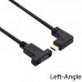 90 Degree Right Angle / Up-Angle / Side-Angle USB-C male to Panel Mount USB-C Female Extension Cable