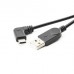 Anti-Winding Retractable Coiled Right Angle USB-C Charge Cable Anti-Winding Retractable Coiled Right Angle USB-C Charge Cable
