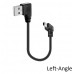 25cm Super Short Right Angle Mini USB Male to USB A Male Extension Cable (Adapter) 25cm Super Short Right Angle Mini USB Male to USB A Male Extension Cable (Adapter)