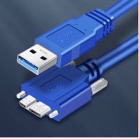 18mm Pitch Long Panel Mount USB 3.0 Micro USB to USB-A Extension Cable 18mm Pitch Long Panel Mount USB 3.0 Micro USB to USB-A Extension Cable
