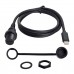 1 Meter / 3.3ft Waterproof Bulkhead Panel Mount Flush USB-C male to female Extemder Cable for Car 1 Meter / 3.3ft Waterproof Bulkhead Panel Mount Flush USB-C male to female Extemder Cable for Car