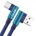 Double Right Angled USB-A to USB-C Charge Cable for Android Smartphones / iPad Pro Double Right Angled USB-A to USB-C Charge Cable for Android Smartphones / iPad Pro