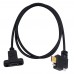 Single Screw Locking Panel Mount / Right Angle Thumb Lock USB-C male to USB-C Extension Female Single Screw Locking Panel Mount / Right Angle Thumb Lock USB-C male to USB-C Extension Female