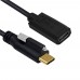 Single Screw Lock / Thumb Lock USB 3.1 Type-C (USB-C) male to female Extension Cable Single Screw Lock / Thumb Lock USB 3.1 Type-C (USB-C) male to female Extension Cable