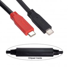 Super Long 8M / 26ft USB-C to USB-C Repeater / Single-Way / One-Way / Directional Extension Cable Super Long 8M / 26ft USB-C to USB-C Repeater / Single-Way / One-Way / Directional Extension Cable