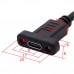Pitch: 17mm Locking Panel Mount / Right Angle USB-C male to USB-C Female Extension Cable Pitch: 17mm Locking Panel Mount / Right Angle USB-C male to USB-C Female Extension Cable