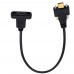 Pitch: 17mm Locking Panel Mount USB-C male to Pitch: 15mm Panel Mount USB-C Female Extension Cable Pitch: 17mm Locking Panel Mount USB-C male to Pitch: 15mm Panel Mount USB-C Female Extension Cable