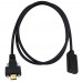 Pitch: 17mm Dual Screw Locking Panel Mount USB-C male to USB-C Female Extension Cable Pitch: 17mm Dual Screw Locking Panel Mount USB-C male to USB-C Female Extension Cable