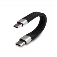 Super Short Flat Flexible USB-C E-Market 100W Data Sync & Charging Cable for Smartphones & Laptops Super Short Flat Flexible USB-C E-Market 100W Data Sync & Charging Cable for Smartphones & Laptops