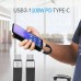 Super Short Flat Flexible USB-C E-Market 100W Data Sync & Charging Cable for Smartphones & Laptops Super Short Flat Flexible USB-C E-Market 100W Data Sync & Charging Cable for Smartphones & Laptops
