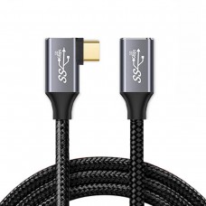 Long Sleeve Protection Right Angle USB 3.1 / USB-C / USB Type C Male to Female Extender Cable Long Sleeve Protection Right Angle USB 3.1 / USB-C / USB Type C Male to Female Extender Cable
