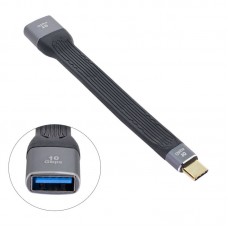 USB 3.1 / USB-C male Host to USB 3.0 / USB-A Female 10Gbps (max) OTG Slim Flat FPC Data Cable USB 3.1 / USB-C male Host to USB 3.0 / USB-A Female 10Gbps (max) OTG Slim Flat FPC Data Cable