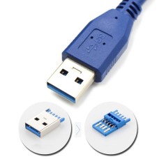USB 3.0 Extension Cable (USB Type A male to USB Type A Female 5Gbps Extender Cord) USB 3.0 Extension Cable (USB Type A male to USB Type A Female 5Gbps Extender Cord)