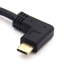 Left / Right 90-Degree-Right-Angle USB-C Male to USB-C Female Extension Cable (High Speed USB-C 10Gbps Extender)) Left / Right 90-Degree-Right-Angle USB-C Male to USB-C Female Extension Cable (High Speed USB-C 10Gbps Extender))