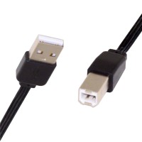 Super Short 13cm USB 2.0 Type-A Male to USB Type-B Male Data Flat Slim FPC Cable for FPV & Disk & Phone Super Short 13cm USB 2.0 Type-A Male to USB Type-B Male Data Flat Slim FPC Cable for FPV & Disk & Phone