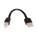 Super Short 13cm USB 2.0 Type-A Male to USB Type-B Male Data Flat Slim FPC Cable for FPV & Disk & Phone Super Short 13cm USB 2.0 Type-A Male to USB Type-B Male Data Flat Slim FPC Cable for FPV & Disk & Phone