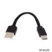 Super Short 13cm USB 2.0 Type-A Male to USB Type-C Male Data Flat Slim FPC Cable for FPV & Disk & Phone Super Short 13cm USB 2.0 Type-A Male to USB Type-C Male Data Flat Slim FPC Cable for FPV & Disk & Phone