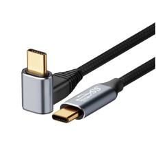 Up / Down Right Angle USB-C Male to USB-C Male Extender Cable (10Gbps 100W) Up / Down Right Angle USB-C Male to USB-C Male Extender Cable (10Gbps 100W)