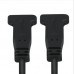 2M / 6.6ft Double / Dual Panel Mount USB-C Female to USB-C Female Extension Cable / Extender Cord 2M / 6.6ft Double / Dual Panel Mount USB-C Female to USB-C Female Extension Cable / Extender Cord