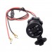 USB Motorcycle Gadget Charger / Dual USB 12V-24V Power Supply Adapter for iPhone / Smartphones
