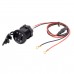 USB Motorcycle Gadget Charger / Dual USB 12V-24V Power Supply Adapter for iPhone / Smartphones