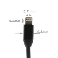 Slim Lightning Extension Cable Female to Male Port Transfer Audio Video Data and Charging for iPhone & Docks Slim Lightning Extension Cable Female to Male Port Transfer Audio Video Data and Charging for iPhone & Docks