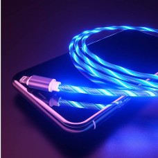 Water Flowing LED Light USB-A iPhone Charge Cable Water Flowing LED Light USB-A iPhone Charge Cable