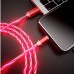 Water Flowing LED Light USB-A iPhone Charge Cable Water Flowing LED Light USB-A iPhone Charge Cable