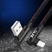 Double Right Angled USB-A to Lightning (OEM) Charge Cable for iPhone / iPad / EarPods Double Right Angled USB-A to Lightning (OEM) Charge Cable for iPhone / iPad / EarPods