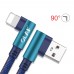 Double Right Angled USB-A to Lightning (OEM) Charge Cable for iPhone / iPad / EarPods Double Right Angled USB-A to Lightning (OEM) Charge Cable for iPhone / iPad / EarPods